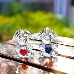 Crystal elephant figurines for sale  Delivered anywhere in USA 
