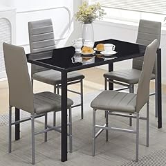 Pieces glass dining for sale  Delivered anywhere in UK