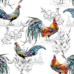 Rewallpaper colorful rooster for sale  Delivered anywhere in USA 