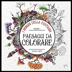 Paesaggi colorare album usato  Spedito ovunque in Italia 