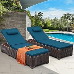 Outdoor wicker chaise for sale  Delivered anywhere in USA 