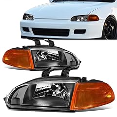 Headlight assembly amber for sale  Delivered anywhere in USA 