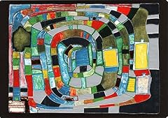 Kunstkarte hundertwasser silve gebraucht kaufen  Wird an jeden Ort in Deutschland