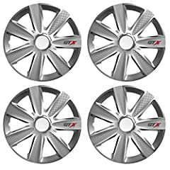 UKB4C 4 x GTX Wheel Trims Hub Caps 15" Covers fits for sale  Delivered anywhere in UK