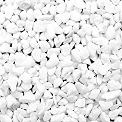 BELLE VOUS White Decorative Natural Pebbles (3.6kg for sale  Delivered anywhere in UK