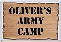 Personalised army camp for sale  Delivered anywhere in UK