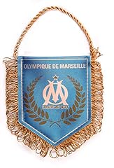 Olympique marseille fanion d'occasion  Livré partout en France