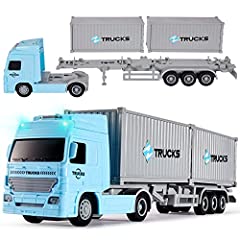 HERSITY Container Transporter Truck Toy 1:50 Scale, for sale  Delivered anywhere in UK