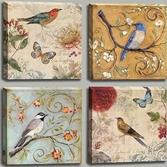 Flowers birds canvas for sale  Delivered anywhere in USA 