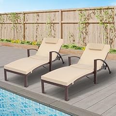 Yitahome wicker chaise for sale  Delivered anywhere in USA 
