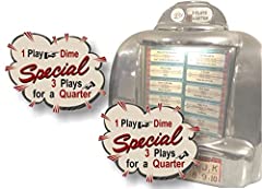 2 WALLBOX Nickels or Dime Burst 2.5" Decals -0N1D3Q- for sale  Delivered anywhere in Canada