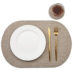 Oval table mats for sale  Delivered anywhere in UK