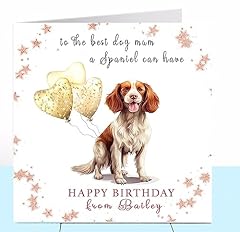 Springer spaniel birthday for sale  Delivered anywhere in UK