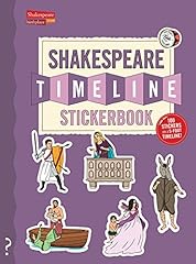 Shakespeare timeline stickerbo for sale  Delivered anywhere in USA 