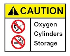 Caution oxygen cylinder for sale  Delivered anywhere in UK