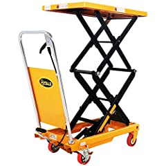 APOLLO Hydraulic Lift Table Elevating Cart Double Scissor, used for sale  Delivered anywhere in USA 