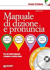 Manuale dizione pronuncia. usato  Spedito ovunque in Italia 