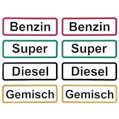 Hochwertige kraftstoff aufkleb gebraucht kaufen  Wird an jeden Ort in Deutschland