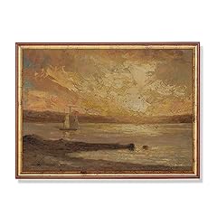 Vintage seascape painting for sale  Delivered anywhere in USA 