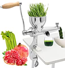 Moongiantgo Manual Wheatgrass Juicer Extractor Stainless for sale  Delivered anywhere in Canada