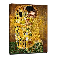 Classic Artist Gustav Klimt kiss Abstract Oil Painting for sale  Delivered anywhere in Canada