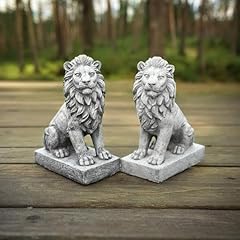 Cement two lion for sale  Delivered anywhere in USA 