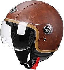 Casco moto pelle usato  Spedito ovunque in Italia 