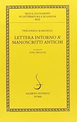 Lettera intorno manoscritti usato  Spedito ovunque in Italia 