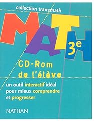 Transmath eleve rom d'occasion  Livré partout en France