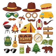 25pcs happy camper for sale  Delivered anywhere in USA 