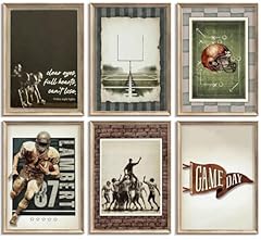6pcs football wall for sale  Delivered anywhere in USA 