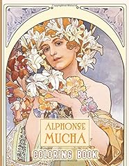 Alphonse mucha coloring for sale  Delivered anywhere in UK