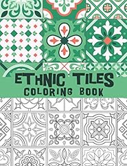 Ethnic tiles coloring for sale  Delivered anywhere in UK