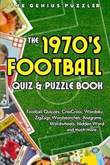 1970s football quiz for sale  Delivered anywhere in UK