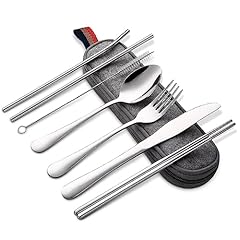 Piece travel silverware for sale  Delivered anywhere in USA 