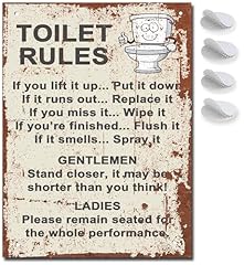 Funny toilet signs for sale  Delivered anywhere in UK