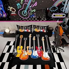 Guitar printed bedding for sale  Delivered anywhere in UK