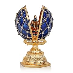 Small blue faberge for sale  Delivered anywhere in USA 