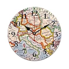 Clocks map round for sale  Delivered anywhere in USA 