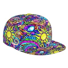 Psychedelic art snapback for sale  Delivered anywhere in USA 