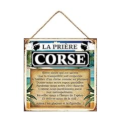 Plaque metal corsica d'occasion  Livré partout en France