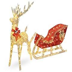 Best Choice Products Lighted Christmas 4ft Reindeer for sale  Delivered anywhere in USA 