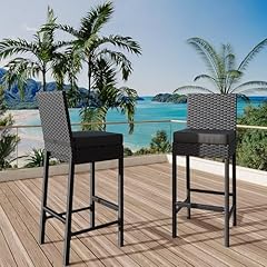 Patio wicker barstools for sale  Delivered anywhere in USA 