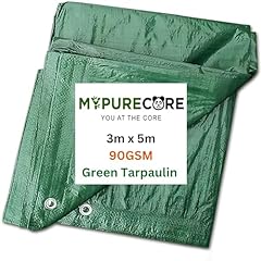 Mypurecore green tarpaulin for sale  Delivered anywhere in UK