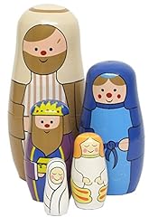 Wooden nativity russian for sale  Delivered anywhere in UK