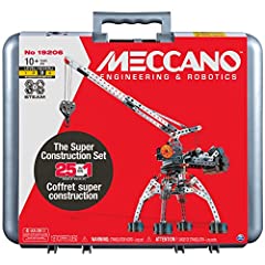 Meccano, Super Construction 25-in-1 Motorized Building Set, STEAM Education Toy, 638 Parts, for Ages 10+, used for sale  Delivered anywhere in Canada