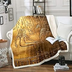 Gold egyptian print for sale  Delivered anywhere in UK