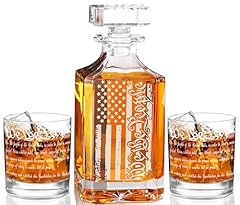 Whiskey decanter set for sale  Delivered anywhere in USA 