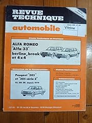 Revue technique alfa d'occasion  Livré partout en France