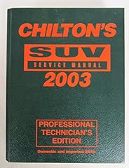 Chilton suv service for sale  Delivered anywhere in USA 